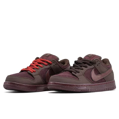 Кросівки Nike SB Dunk Low City of Love Burgundy Crush FN0619-600 (Бордовий) - фото 2 