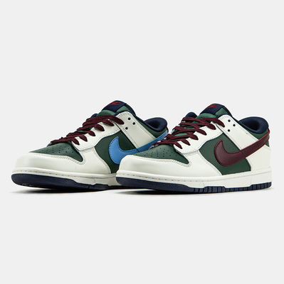 Кросівки Nike SB Dunk Low Gorge Green Sail Burgundy (Зелений) - фото 2 