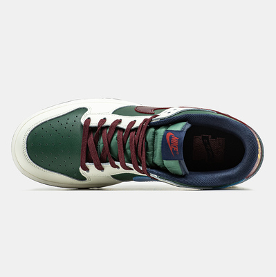 Кросівки Nike SB Dunk Low Gorge Green Sail Burgundy (Зелений) - фото 3 