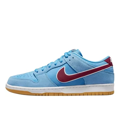 Кроссовки Nike SB Dunk Low Phillies DQ4040-400 (Голубой) - фото 3 