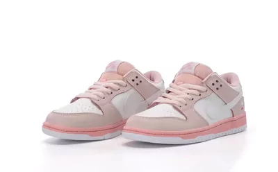 Кросівки Nike SB Dunk Low PRO OG QS White Pink Pigeon (Рожевий) - фото 2 