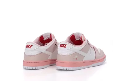 Кросівки Nike SB Dunk Low PRO OG QS White Pink Pigeon (Рожевий) - фото 3 