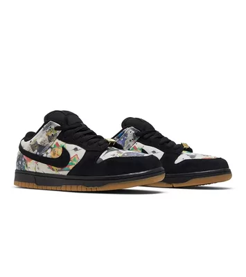 Кросівки Nike SB Dunk Low x Supreme Rammellzee (Чорний) - фото 2 