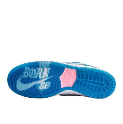 Кроссовки Nike SB Dunk Low x Born x Raised FN7819-400 (Голубой) - фото 6 