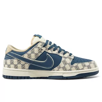 Кросівки Nike SB Dunk Low x Gucci Beige Blue