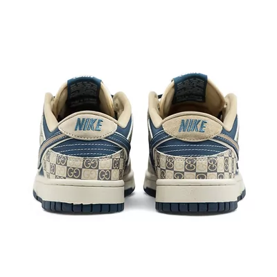 Кросівки Nike SB Dunk Low x Gucci Beige Blue (Бежевий) - фото 5 