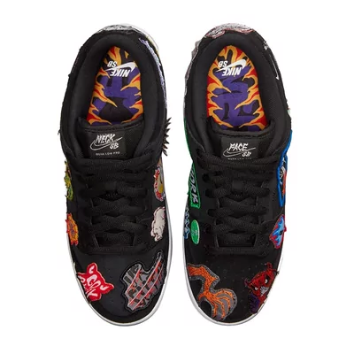 Кросівки Nike SB Dunk Low x Neckface DQ4488-001 (Чорний) - фото 4 