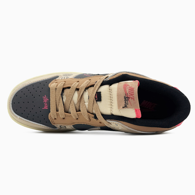 Кроссовки Nike SB Dunk Low x Stussy 40th Brown Beige (Коричневый) - фото 3 