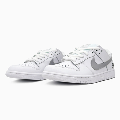 Кросівки Nike SB Dunk Low x Supreme White Grey (Білий) - фото 2 