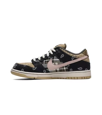 Кросівки Nike SB Dunk Low x Travis Scott (Чорний) - фото 3 