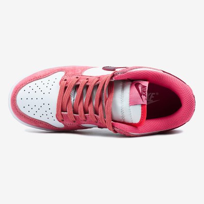 Кросівки Nike SB Low Dunk Red White Bordo (Білий) - фото 3 