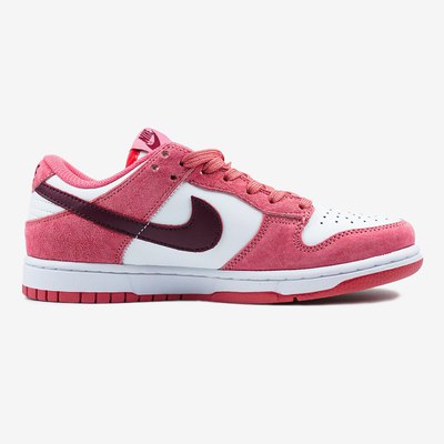 Кросівки Nike SB Low Dunk Red White Bordo (Білий) - фото 4 