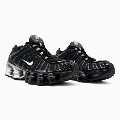 Кроссовки Nike Shox TL Black Silver (Черный) - фото 2 