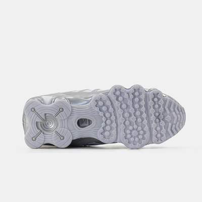 Кроссовки Nike Shox TL Light Bone Metallic Silver Cool Grey (Белый) - фото 5 