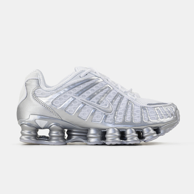 Кроссовки Nike Shox TL Light Bone Metallic Silver Cool Grey (Белый) - фото 1 Keedy