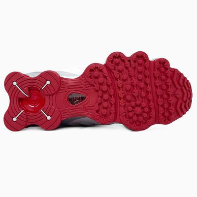 Кроссовки Nike Shox TL White Red (Белый) - фото 6 