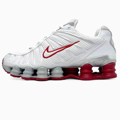 Кроссовки Nike Shox TL White Red (Белый) - фото 3 