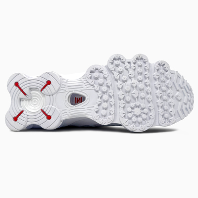 Кроссовки Nike Shox TL White Silver (Белый) - фото 6 