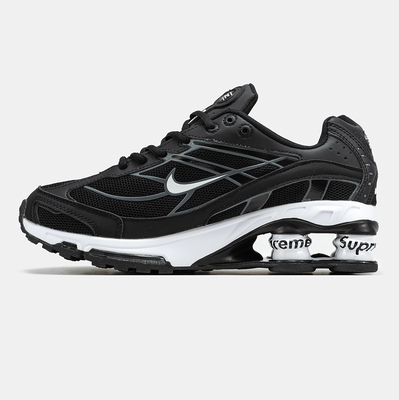 Кросівки Nike Shox x Supreme Ride 2 Black White (Чорний) - фото 4 