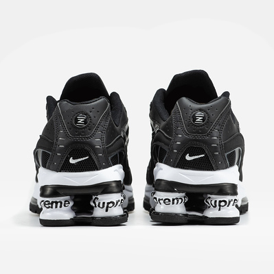 Кросівки Nike Shox x Supreme Ride 2 Black White (Чорний) - фото 5 