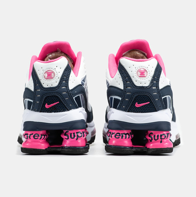 Кросівки Nike Shox x Supreme Ride 2 White Blue Pink (Рожевий) - фото 5 