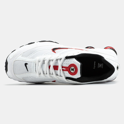 Кросівки Nike Shox x Supreme Ride 2 White Red Black (Червоний) - фото 3 