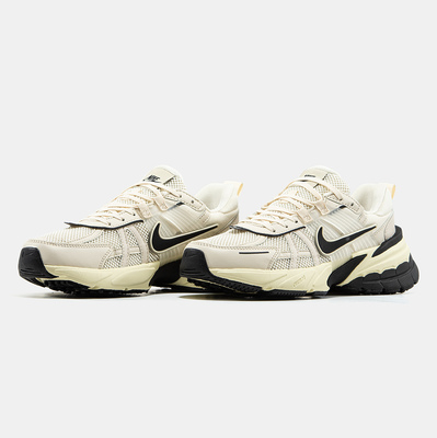 Кросівки Nike V2K Runtekk Beige Black (Бежевий) - фото 2 