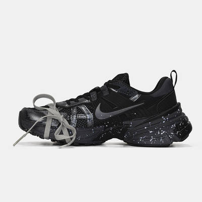 Кроссовки Nike V2K Runtekk Custom Black Grey (Черный) - фото 3 