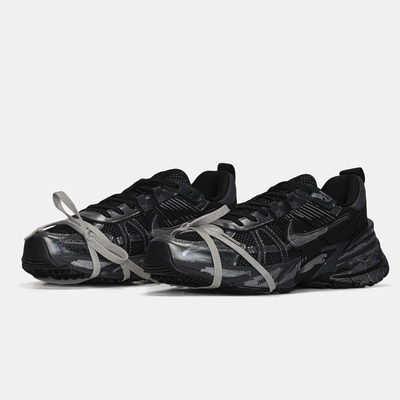 Кроссовки Nike V2K Runtekk Custom Black Silver (Черный) - фото 2 