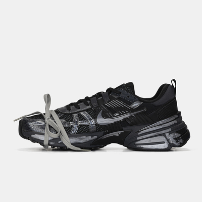 Кроссовки Nike V2K Runtekk Custom Black Silver (Черный) - фото 3 