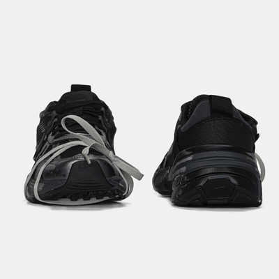 Кроссовки Nike V2K Runtekk Custom Black Silver (Черный) - фото 5 