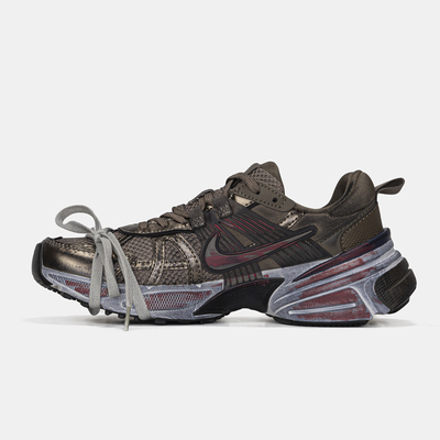 Кроссовки Nike V2K Runtekk Custom Mink Brown (Коричневый) - фото 3 