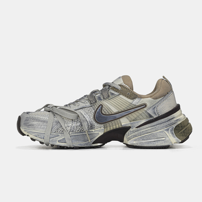 Кроссовки Nike V2K Runtekk Custom White Beige (Белый) - фото 3 