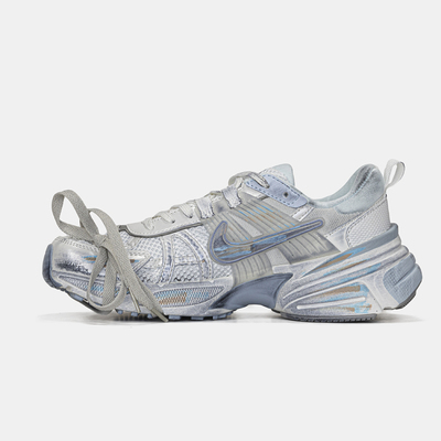 Кроссовки Nike V2K Runtekk Custom White Blue (Голубой) - фото 3 