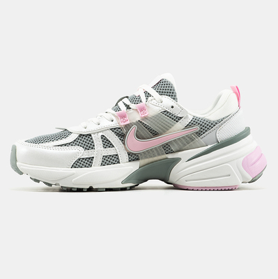 Кросівки Nike V2K Runtekk White Grey Pink (Рожевий) - фото 4 
