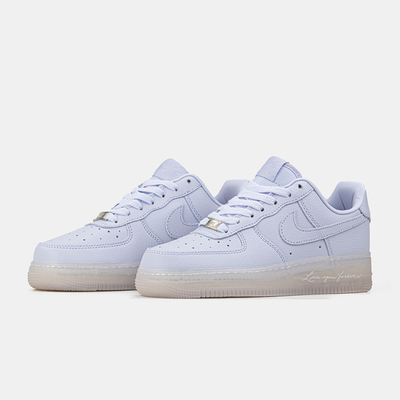 Кроссовки NOCTA x Nike Air Force 1 Love You Forever Blue (Голубой) - фото 2 
