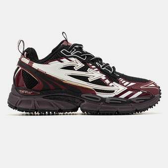 Кросівки Off-White Be Right Back Burgundy Black White