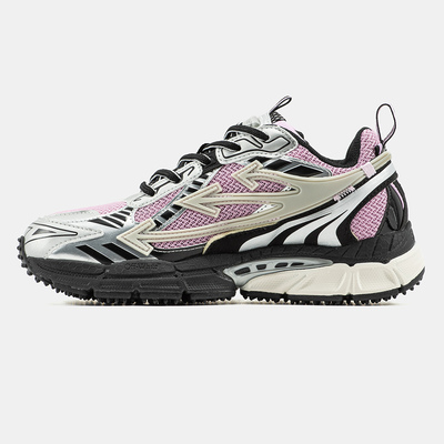 Кросівки Off-White Be Right Back Pink Silver Black (Рожевий) - фото 4 