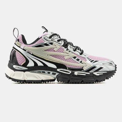 Кросівки Off-White Be Right Back Pink Silver Black (Рожевий) - фото 1 Keedy