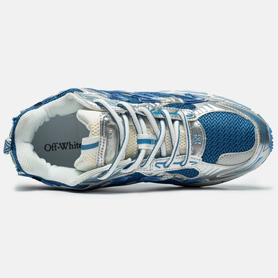 Кроссовки Off-White Be Right Back Silver Blue (Синий) - фото 3 