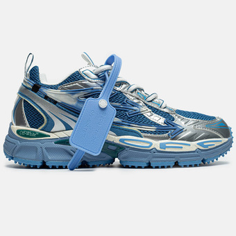 Кроссовки Off-White Be Right Back Silver Blue