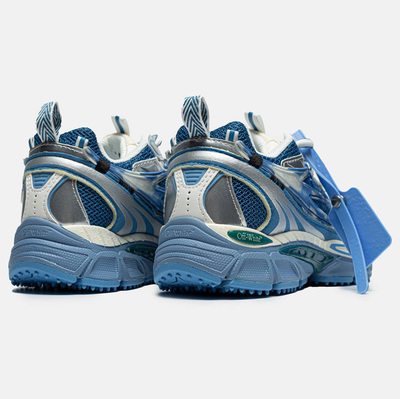 Кроссовки Off-White Be Right Back Silver Blue (Синий) - фото 5 