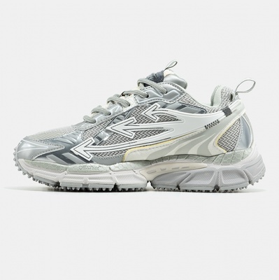 Кроссовки Off-White Be Right Back Silver White (Белый) - фото 3 