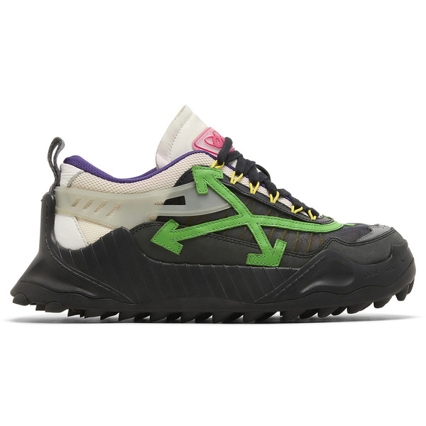 Кроссовки Off-White ODSY-1000 Black Green Beetle (OMIA139S22FAB001-0455)