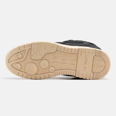 Кроссовки Off-White Out of Office Black Beige (Черный) - фото 6 