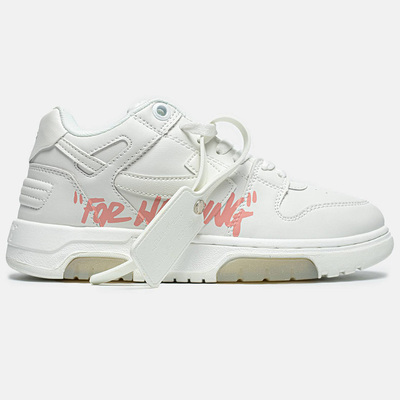 Кроссовки Off-White Out of Office For Walking White Pink OWIA259S22LEA005-013 (Белый) - фото 1 Keedy