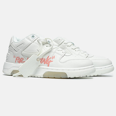 Кроссовки Off-White Out of Office For Walking White Pink OWIA259S22LEA005-013 (Белый) - фото 2 