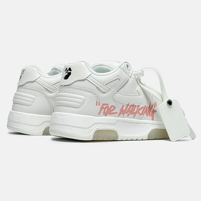 Кроссовки Off-White Out of Office For Walking White Pink OWIA259S22LEA005-013 (Белый) - фото 4 