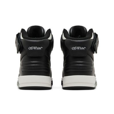 Кросівки Off-White Out of Office Mid Black White OMIA259C99LEA002-0110 (Чорний) - фото 4 