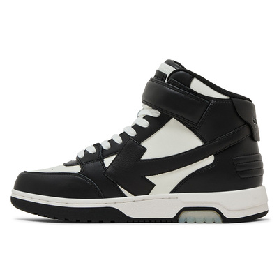 Кросівки Off-White Out of Office Mid Black White OMIA259C99LEA002-0110 (Чорний) - фото 3 